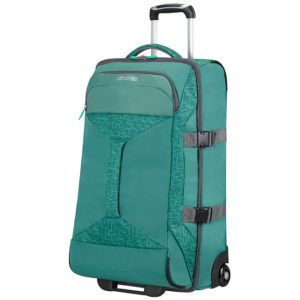Cestovná taška na kolieskach zelená